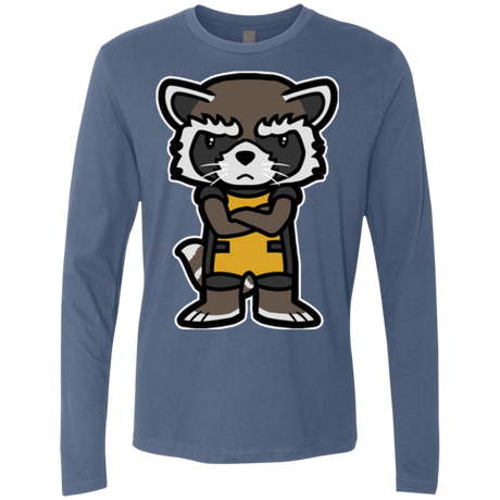 T-Shirts Indigo / Small Angry Racoon Men's Premium Long Sleeve
