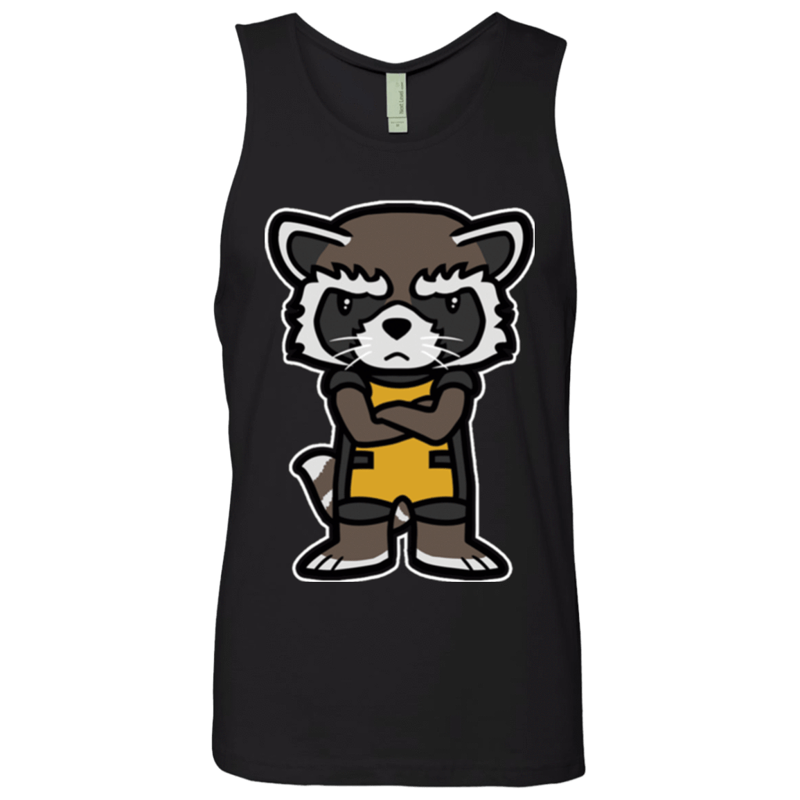 T-Shirts Black / Small Angry Racoon Men's Premium Tank Top