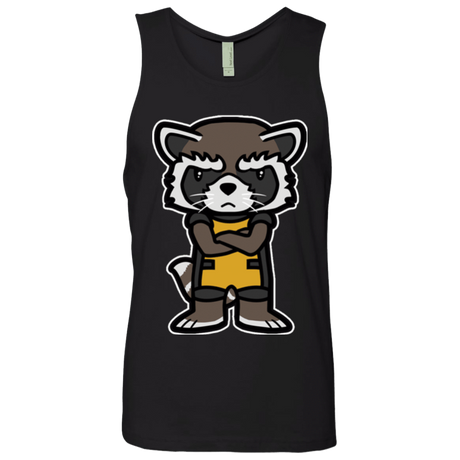 T-Shirts Black / Small Angry Racoon Men's Premium Tank Top