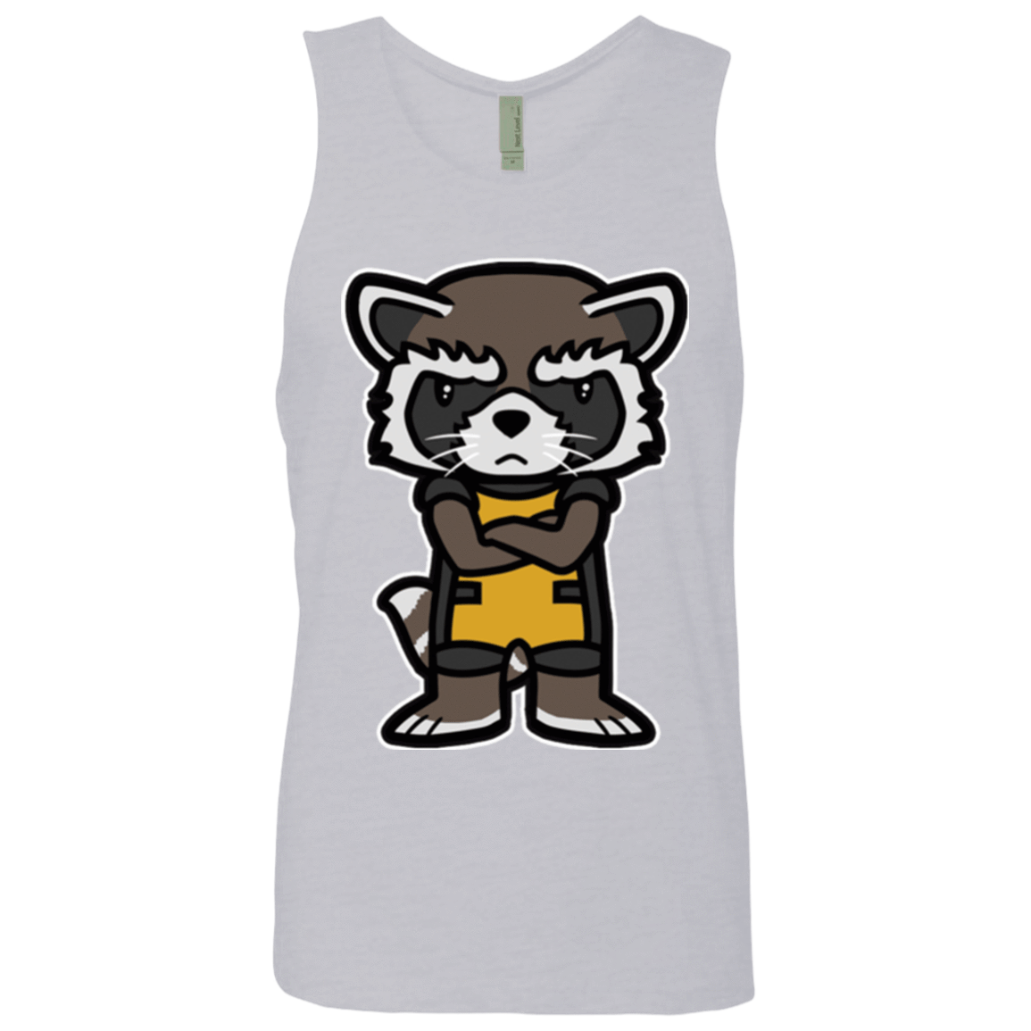T-Shirts Heather Grey / Small Angry Racoon Men's Premium Tank Top