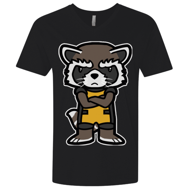 T-Shirts Black / X-Small Angry Racoon Men's Premium V-Neck