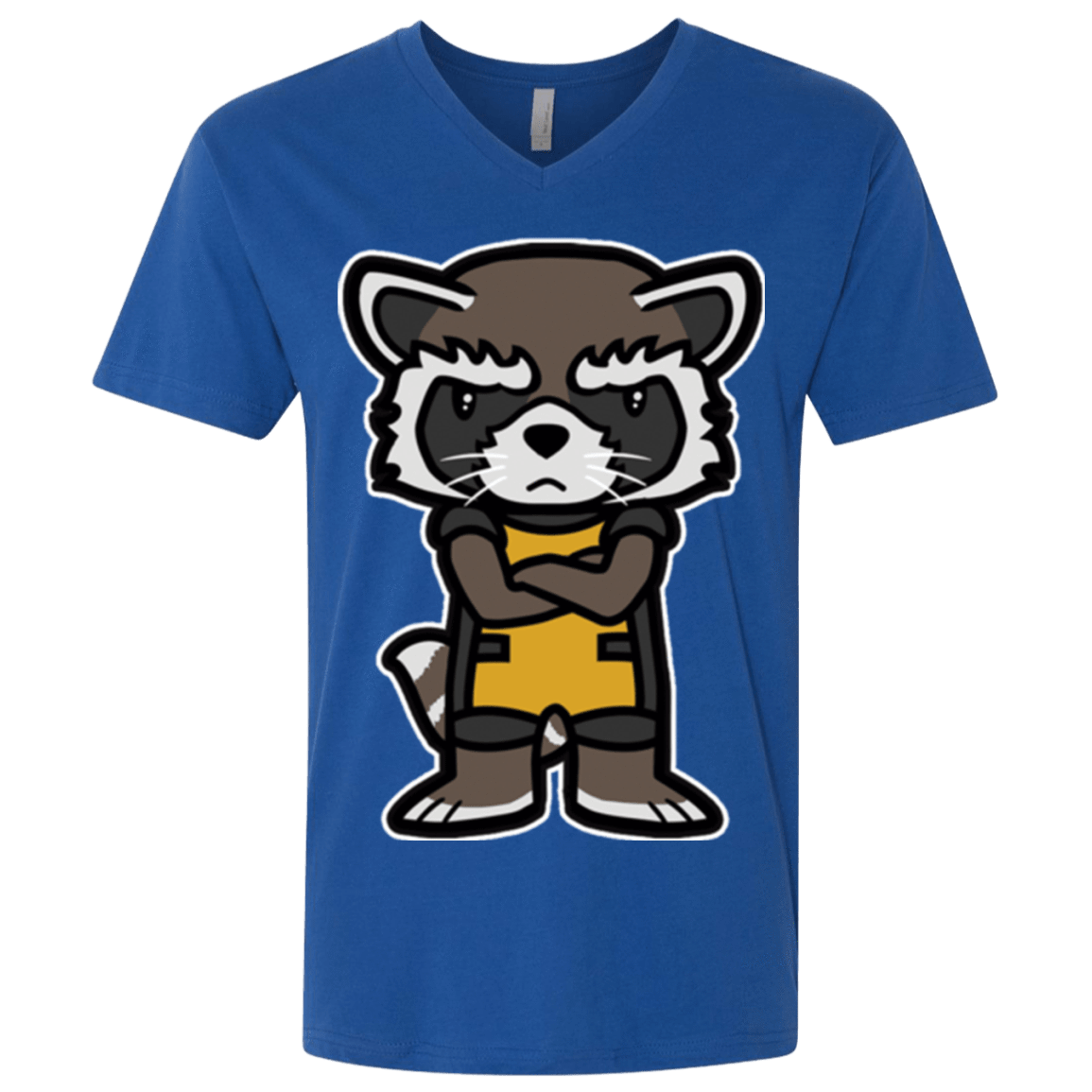 T-Shirts Royal / X-Small Angry Racoon Men's Premium V-Neck