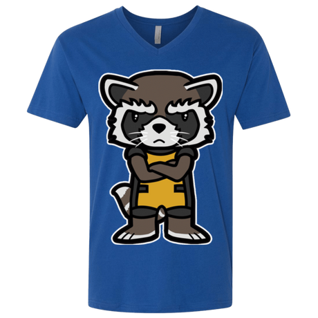 T-Shirts Royal / X-Small Angry Racoon Men's Premium V-Neck