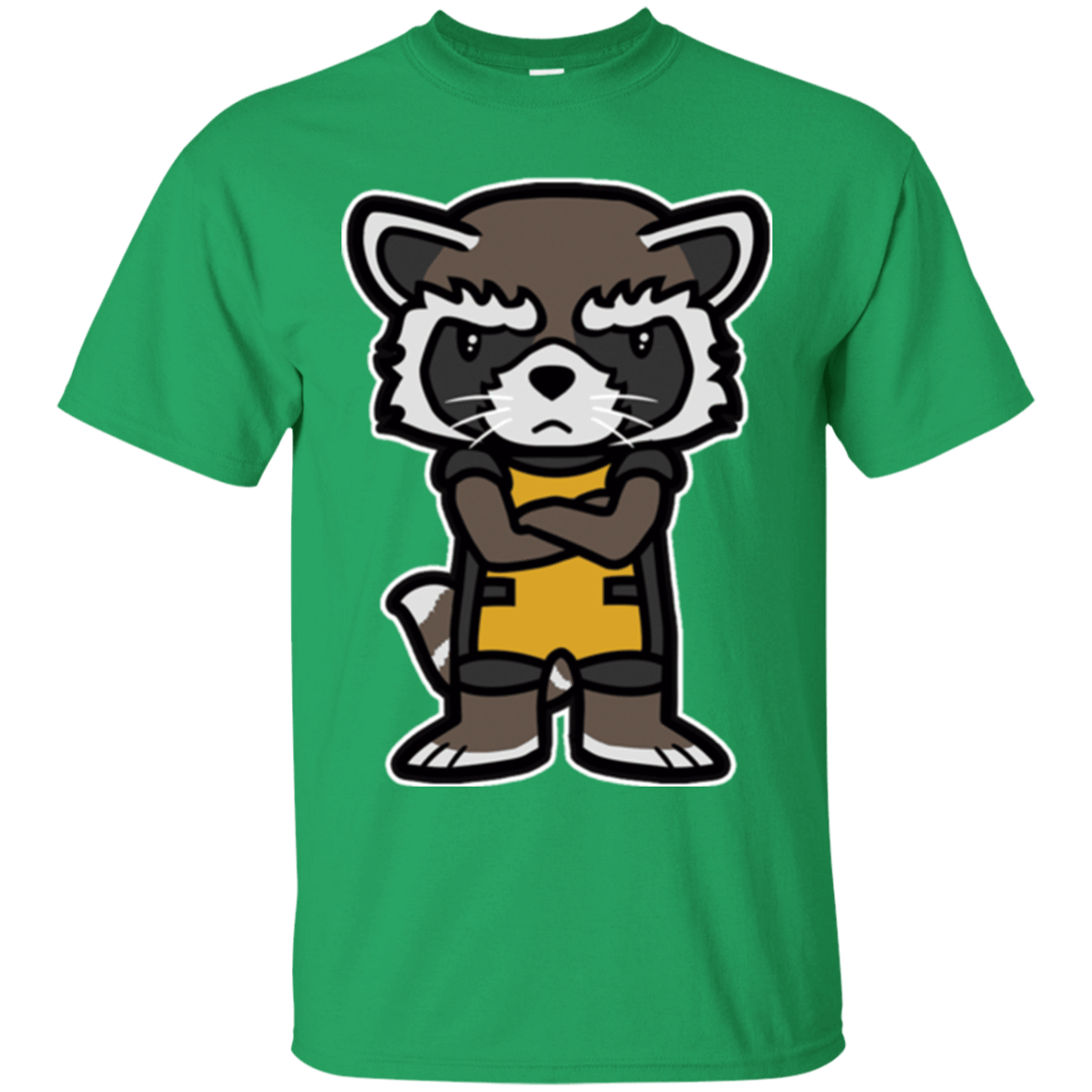 T-Shirts Irish Green / Small Angry Racoon T-Shirt