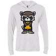 T-Shirts Heather White / X-Small Angry Racoon Triblend Long Sleeve Hoodie Tee