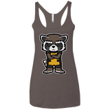 T-Shirts Macchiato / X-Small Angry Racoon Women's Triblend Racerback Tank