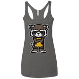 T-Shirts Premium Heather / X-Small Angry Racoon Women's Triblend Racerback Tank