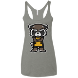 T-Shirts Venetian Grey / X-Small Angry Racoon Women's Triblend Racerback Tank