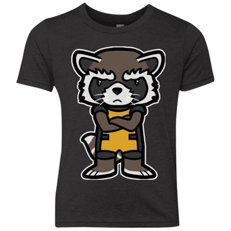 T-Shirts Vintage Black / YXS Angry Racoon Youth Triblend T-Shirt