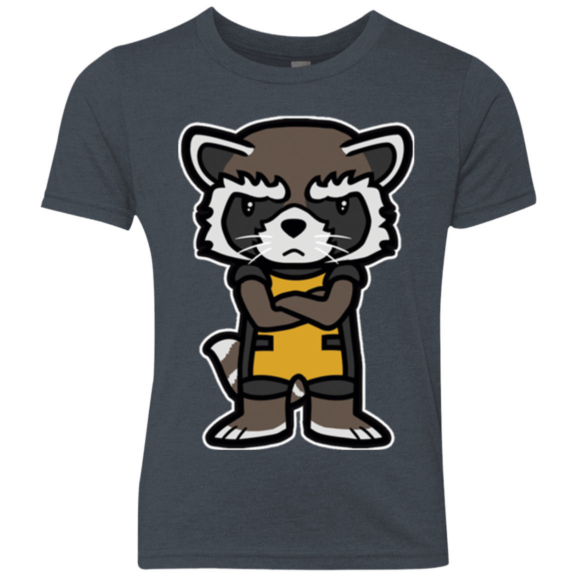 T-Shirts Vintage Navy / YXS Angry Racoon Youth Triblend T-Shirt