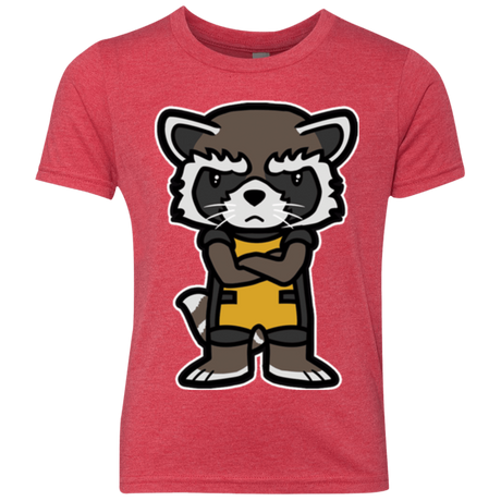 T-Shirts Vintage Red / YXS Angry Racoon Youth Triblend T-Shirt