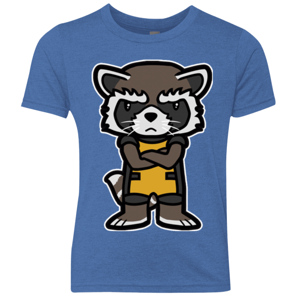 T-Shirts Vintage Royal / YXS Angry Racoon Youth Triblend T-Shirt