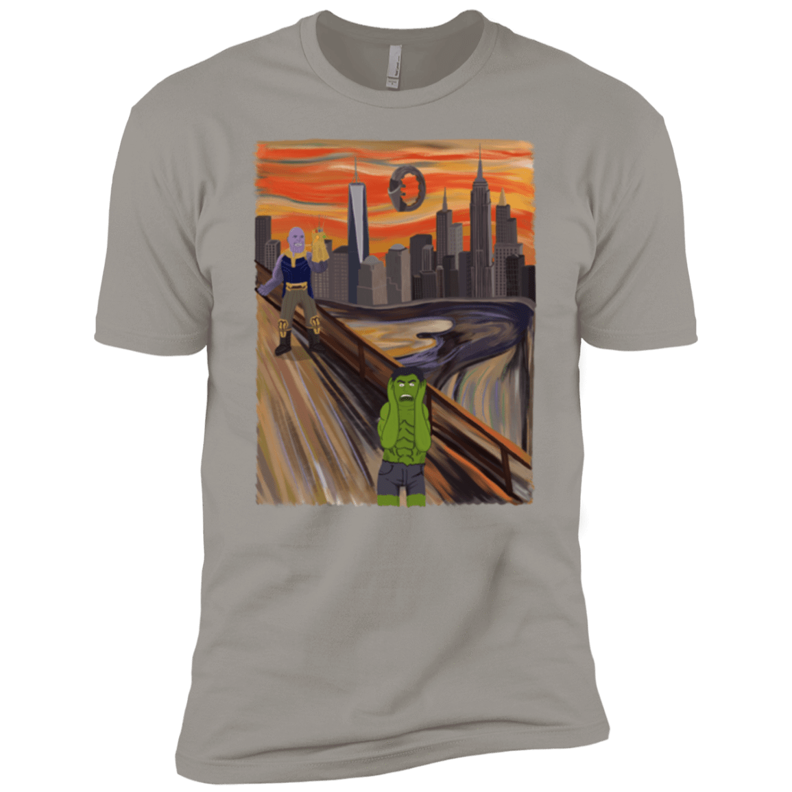 T-Shirts Light Grey / YXS Angry Scream Boys Premium T-Shirt