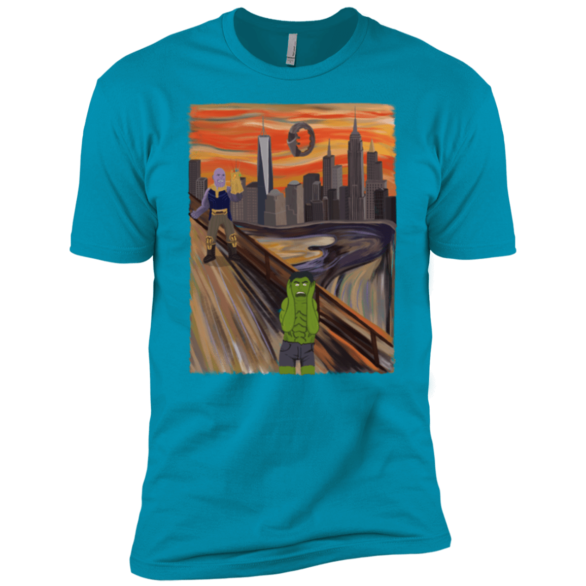 T-Shirts Turquoise / YXS Angry Scream Boys Premium T-Shirt