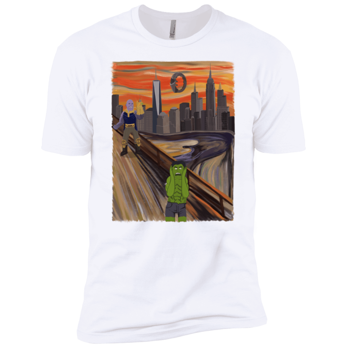 T-Shirts White / YXS Angry Scream Boys Premium T-Shirt