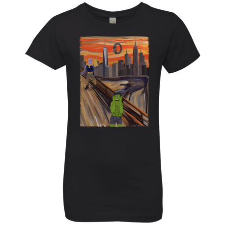 T-Shirts Black / YXS Angry Scream Girls Premium T-Shirt