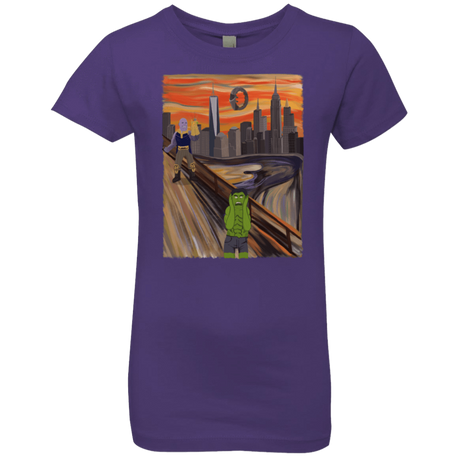 T-Shirts Purple Rush / YXS Angry Scream Girls Premium T-Shirt