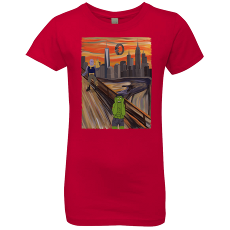 T-Shirts Red / YXS Angry Scream Girls Premium T-Shirt