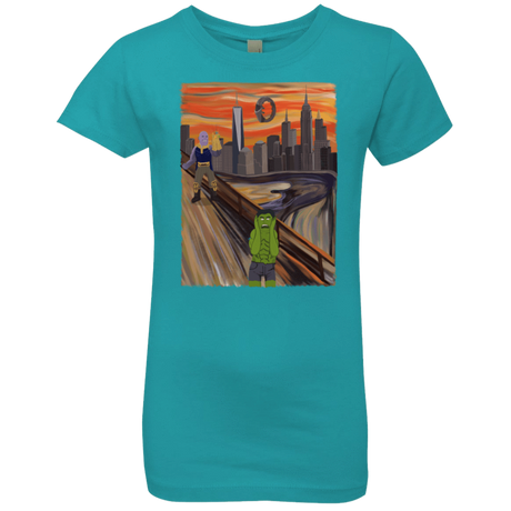 T-Shirts Tahiti Blue / YXS Angry Scream Girls Premium T-Shirt