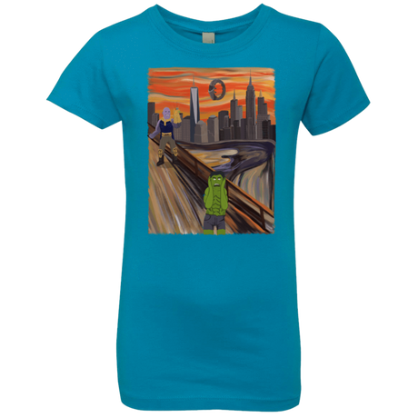 T-Shirts Turquoise / YXS Angry Scream Girls Premium T-Shirt