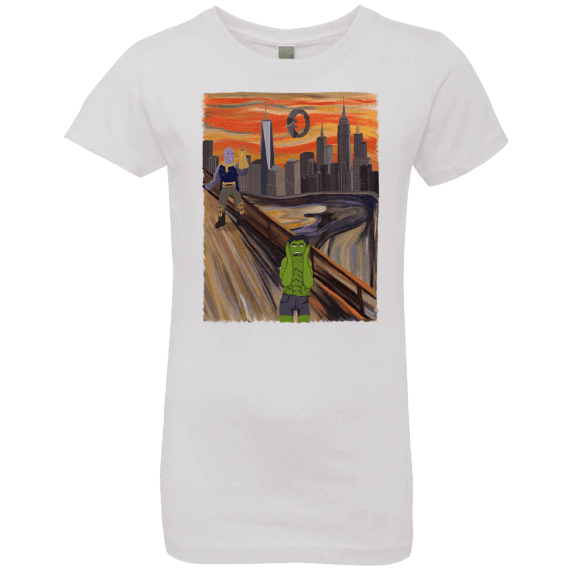 T-Shirts White / YXS Angry Scream Girls Premium T-Shirt