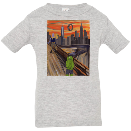 T-Shirts Heather Grey / 6 Months Angry Scream Infant Premium T-Shirt