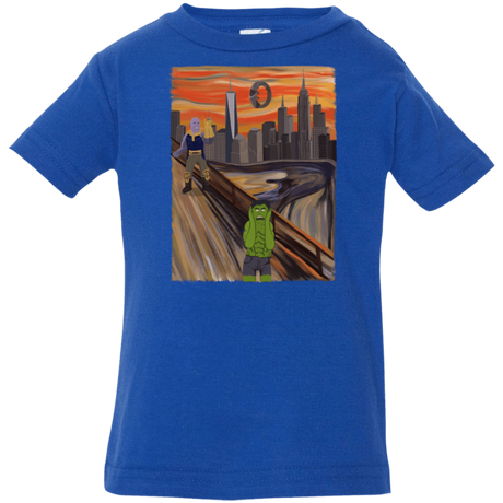 T-Shirts Royal / 6 Months Angry Scream Infant Premium T-Shirt