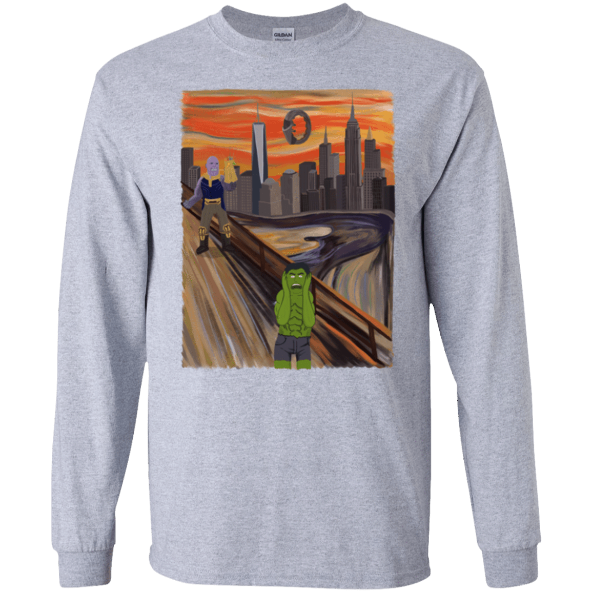 Angry Scream Men's Long Sleeve T-Shirt