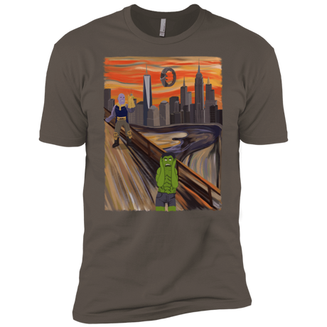 T-Shirts Warm Grey / X-Small Angry Scream Men's Premium T-Shirt