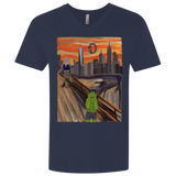 T-Shirts Midnight Navy / X-Small Angry Scream Men's Premium V-Neck