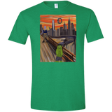 T-Shirts Heather Irish Green / S Angry Scream Men's Semi-Fitted Softstyle