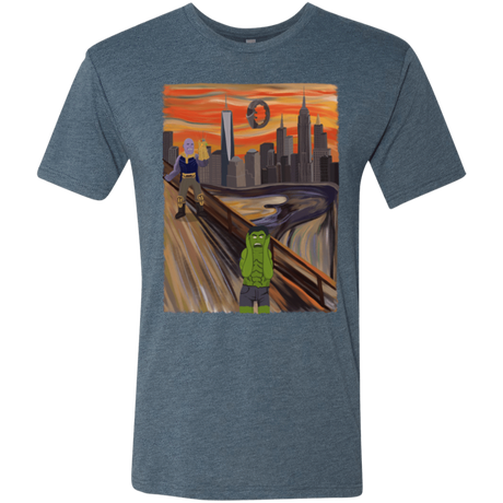 T-Shirts Indigo / S Angry Scream Men's Triblend T-Shirt