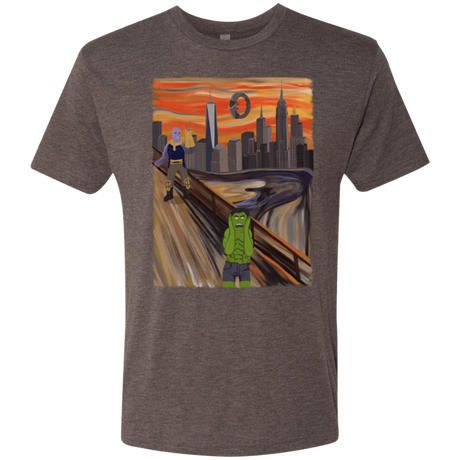 T-Shirts Macchiato / S Angry Scream Men's Triblend T-Shirt