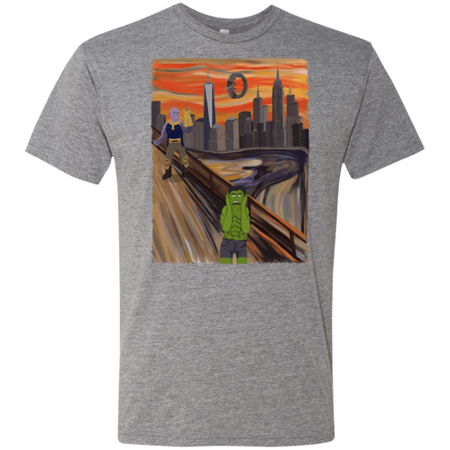 T-Shirts Premium Heather / S Angry Scream Men's Triblend T-Shirt