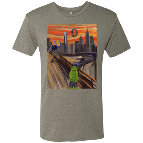 T-Shirts Venetian Grey / S Angry Scream Men's Triblend T-Shirt