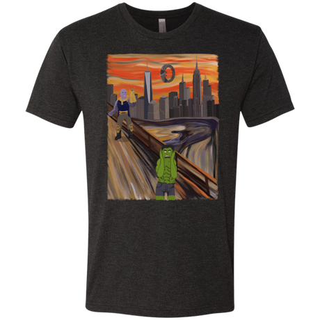 T-Shirts Vintage Black / S Angry Scream Men's Triblend T-Shirt