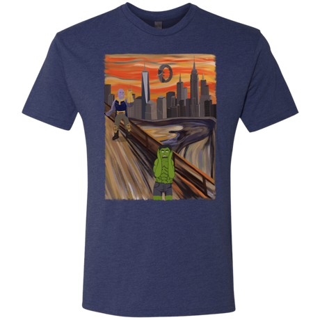 T-Shirts Vintage Navy / S Angry Scream Men's Triblend T-Shirt