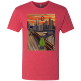 T-Shirts Vintage Red / S Angry Scream Men's Triblend T-Shirt