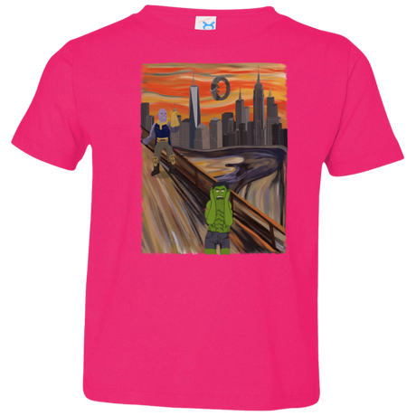 T-Shirts Hot Pink / 2T Angry Scream Toddler Premium T-Shirt