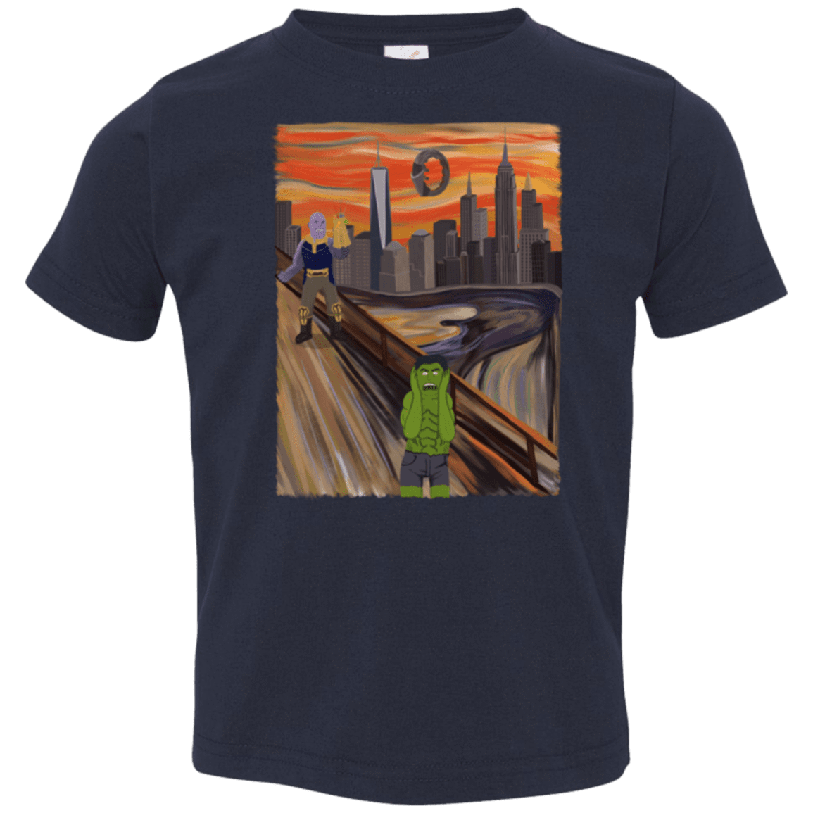 T-Shirts Navy / 2T Angry Scream Toddler Premium T-Shirt