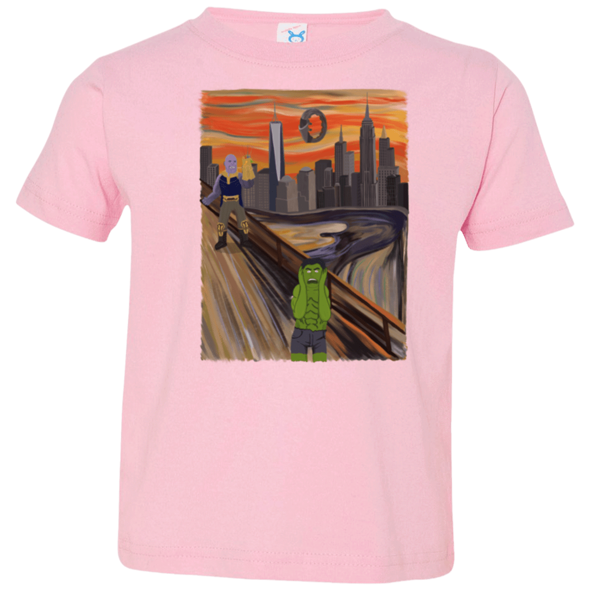 T-Shirts Pink / 2T Angry Scream Toddler Premium T-Shirt