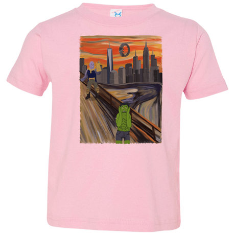 T-Shirts Pink / 2T Angry Scream Toddler Premium T-Shirt