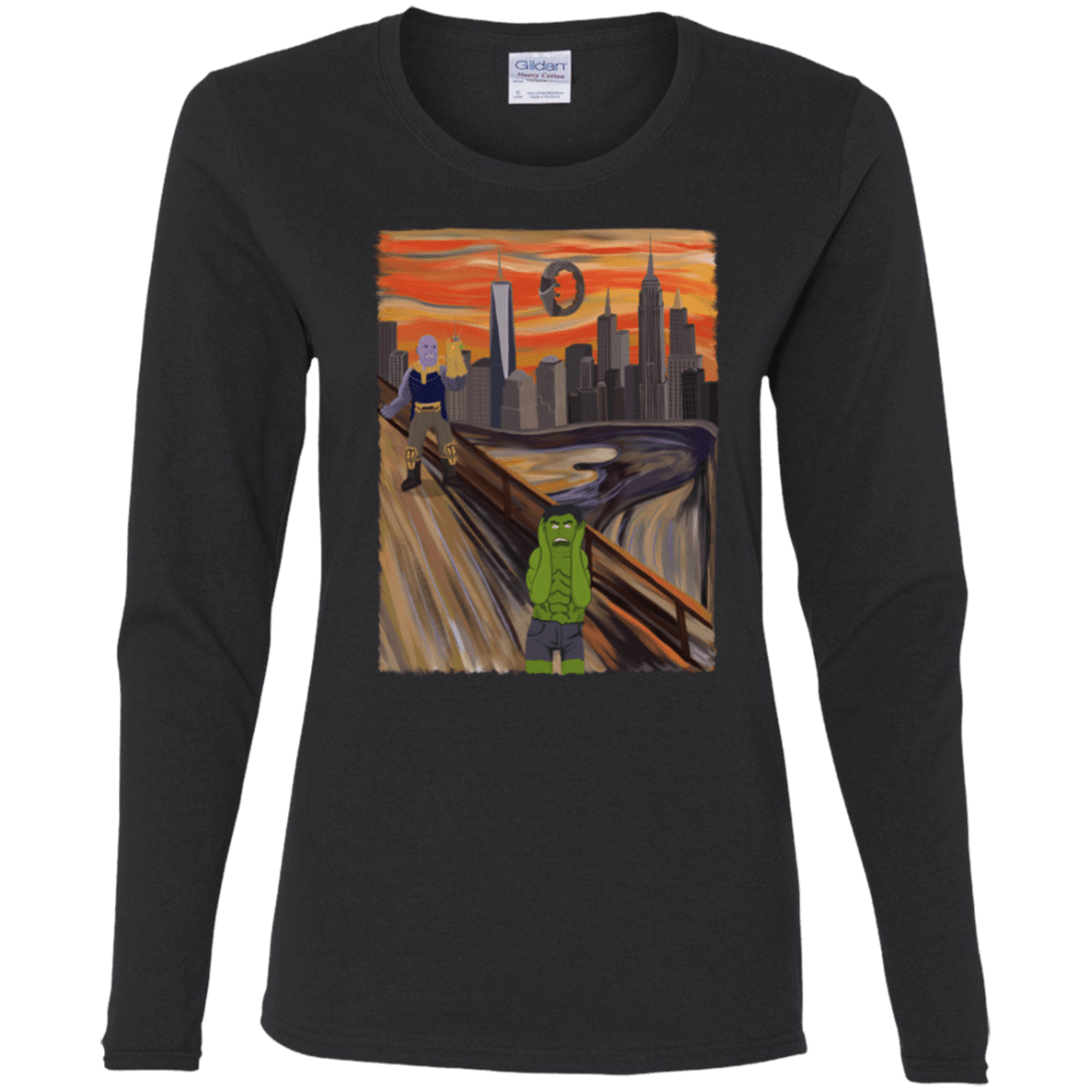 Angry Scream Women's Long Sleeve T-Shirt