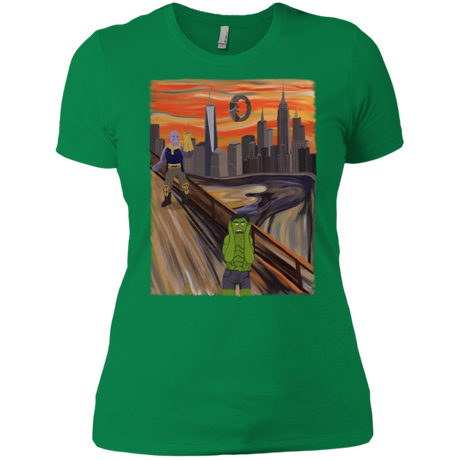 T-Shirts Kelly Green / X-Small Angry Scream Women's Premium T-Shirt