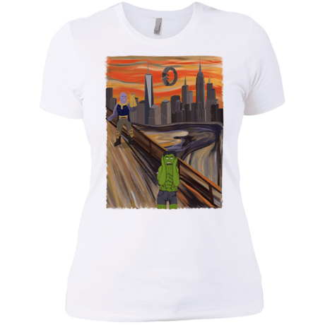 T-Shirts White / X-Small Angry Scream Women's Premium T-Shirt