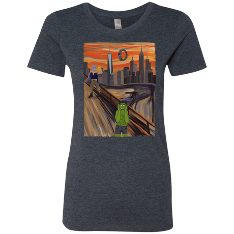 T-Shirts Vintage Navy / S Angry Scream Women's Triblend T-Shirt