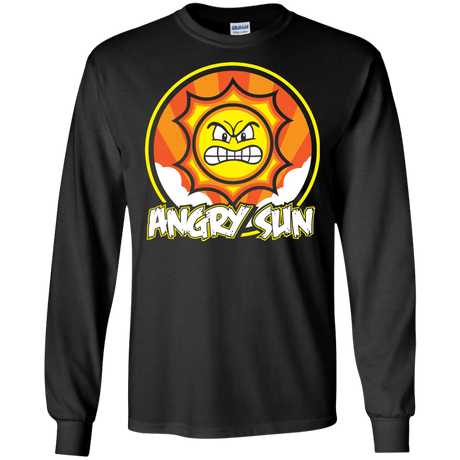 T-Shirts Black / S Angry Sun Men's Long Sleeve T-Shirt