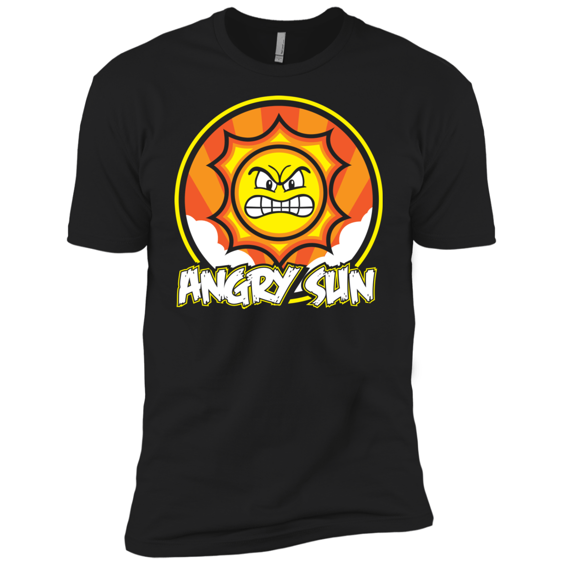 T-Shirts Black / X-Small Angry Sun Men's Premium T-Shirt