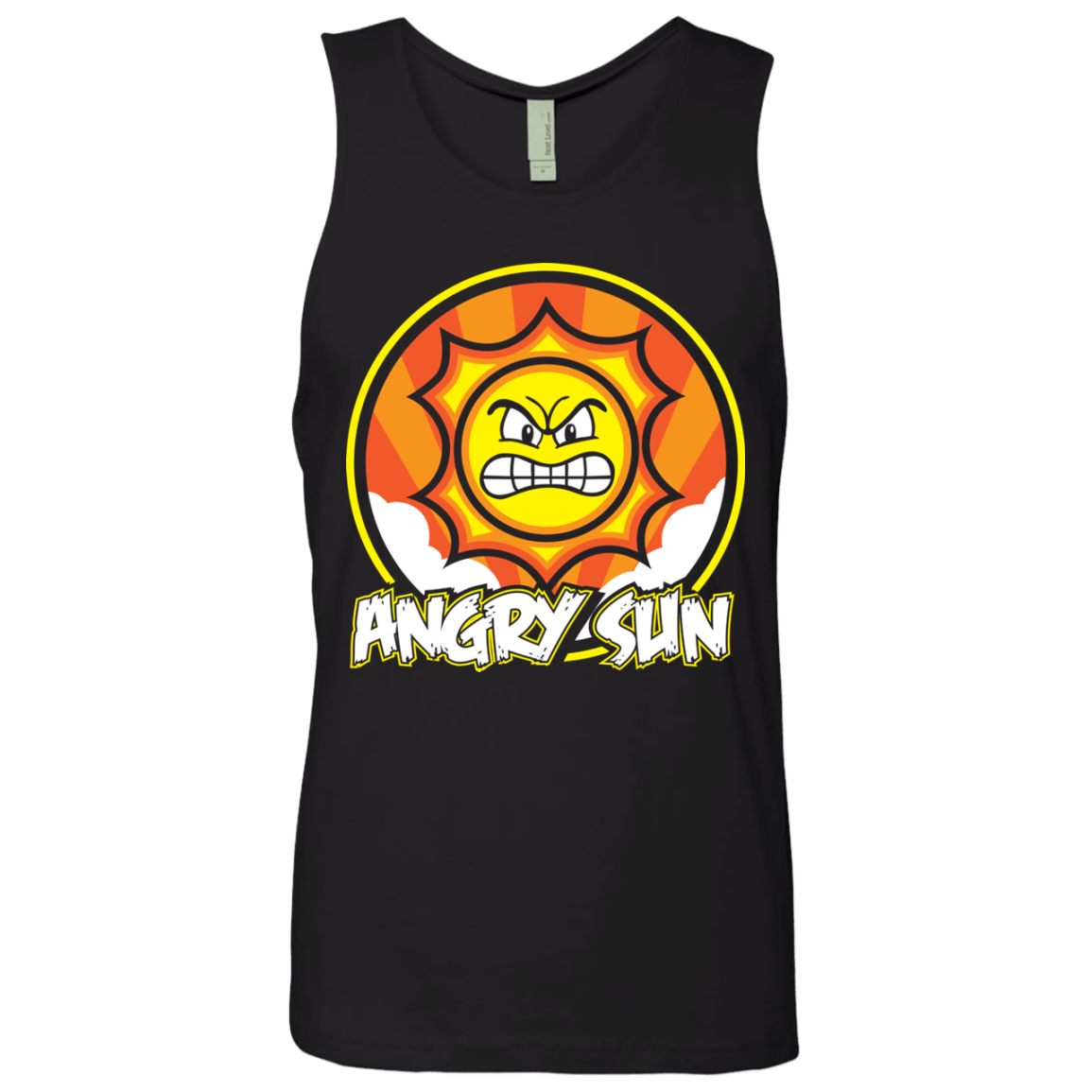 T-Shirts Black / S Angry Sun Men's Premium Tank Top