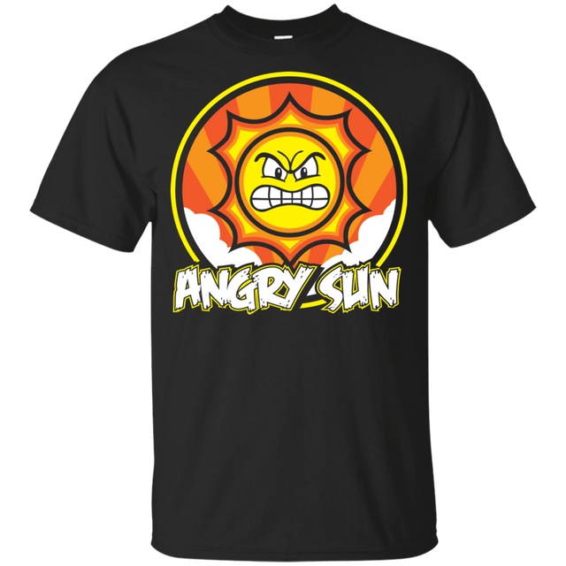 T-Shirts Black / YXS Angry Sun Youth T-Shirt